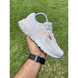 Brooks Womens Adrenaline GTS 19 1202841B120 Gray Running Shoes Sneakers Sz 9